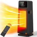 Space Heater 1500W Electric Heater with Thermostat 70° Oscillating 4 Modes1-12H Timer Portable Heater Over Heating & Tip-over Protection Heater for Bedroom Fast Heat for Office Home